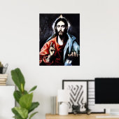 El Greco Christ Blessing Poster (Heimbüro)