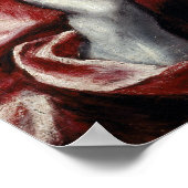 El Greco Christ Blessing The Saviour of the World Poster (Ecke)