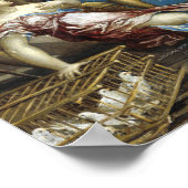 El Greco Christ cleansing the Temple Poster (Ecke)