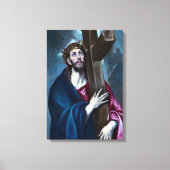 El Greco Christ, der das Kreuz trägt Leinwanddruck (Vorderseite)