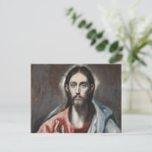 El Greco - Christlicher Segen Postkarte (Stehend Vorderseite)