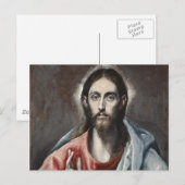 El Greco - Christlicher Segen Postkarte (Vorne/Hinten)