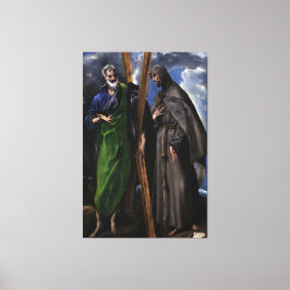 El Greco Christliches Jesus Kruzifix Gemälde Druck Leinwanddruck