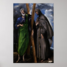 El Greco Christliches Jesus Kruzifix Gemälde Druck