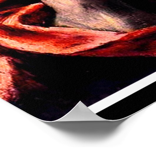 El Greco - Christus als Erlöser, Kunstportrait Poster (Ecke)