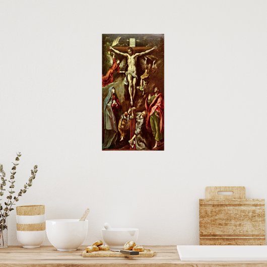 El Greco - Christus am Kreuz Poster (Küche)