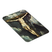 El Greco Christus auf dem Kreuzmagnet Magnet (Rechte Seite)