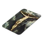 El Greco Christus auf dem Kreuzmagnet Magnet (Linke Seite)
