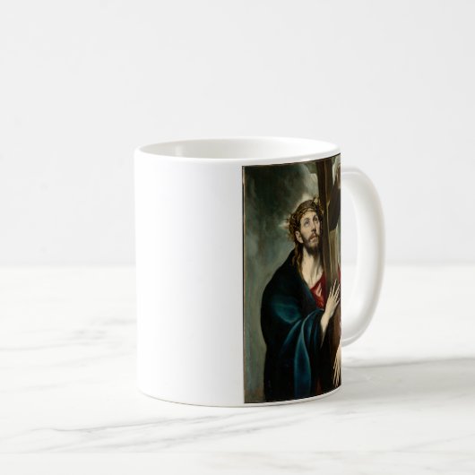 El Greco - Christus, der das Kreuz führt Kaffeetasse (VorderseiteRechts)