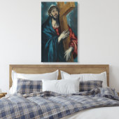 El Greco - Christus, der das Kreuz führt Leinwanddruck (Insitu (Schlafzimmer))
