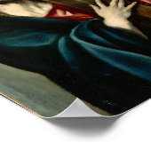 El Greco - Christus, der das Kreuz führt Poster (Ecke)
