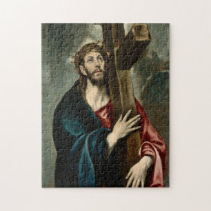 El Greco - Christus, der das Kreuz führt Puzzle