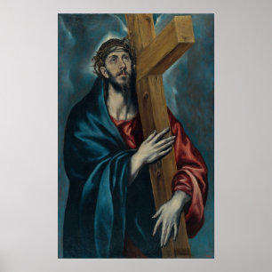 El Greco - Christus trägt das Kreuz Poster