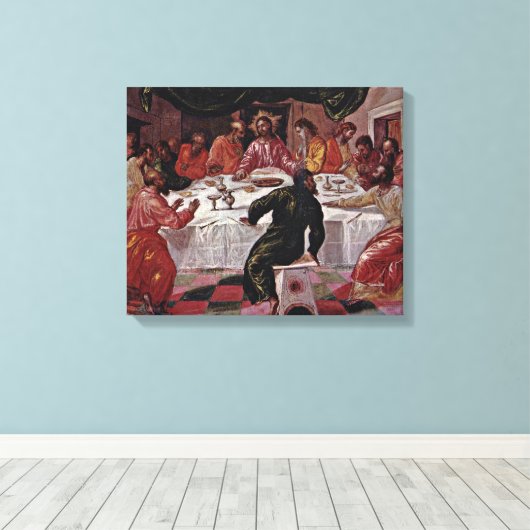El Greco - das letzte Abendessen Leinwanddruck (Insitu (Holzboden))