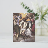 El Greco - Die Heilige Dreifaltigkeit Postkarte (Stehend Vorderseite)