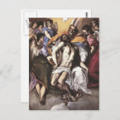 El Greco - Die Heilige Dreifaltigkeit Postkarte (Vorne/Hinten)