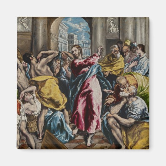El Greco Die Reinigung des Tempels Magnet (Vorne)
