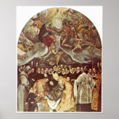El Greco - Grab von Graf Orgaz Poster (Vorne)