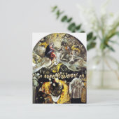 El Greco Grabmal des Grafen von Orgaz Postkarte (Stehend Vorderseite)
