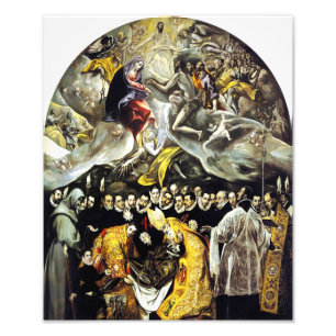 El Greco Grabmal des Grafen von Orgaz Print Fotodruck