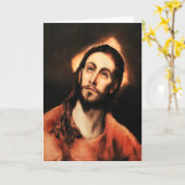 El Greco-Jesus Christus-Gruß-Karte Karte (Gelbe Blume)