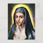 El Greco Jungfrau Mary Postcard Postkarte (Vorderseite)