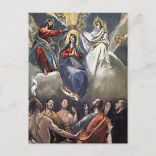 El Greco - Krönung der Jungfrau Postkarte