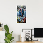 El Greco Madonna und Kind mit Saint Martina und Poster (Heimbüro)