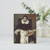El Greco Portr?t des Fray Hortensio Felix Paravici Postkarte (Stehend Vorderseite)
