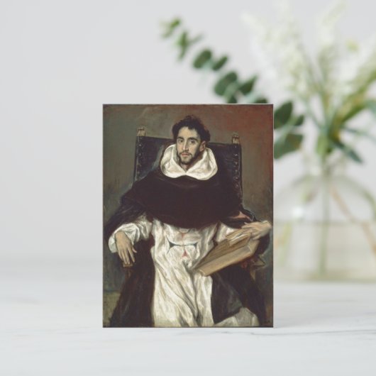 El Greco Portr?t des Fray Hortensio Felix Paravici Postkarte (Stehend Vorderseite)