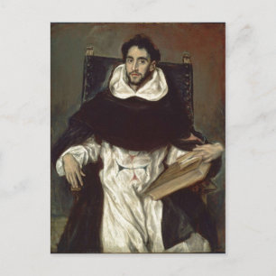 El Greco Portr?t des Fray Hortensio Felix Paravici Postkarte