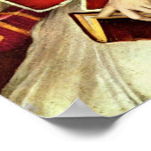 El Greco - Portrait des Papstes Pius V Poster (Ecke)