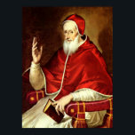 El Greco - Portrait des Papstes Pius V Poster<br><div class="desc">Portrait von Papst Pius V von El Greco. Großes Gemälde mit dem Titel Portrait von Papst Pius V,  hergestellt von El Greco.</div>