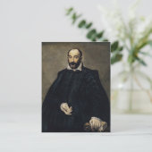 El Greco - Portrait eines Mannes (Andrea Palladio) Postkarte (Stehend Vorderseite)