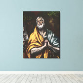 El Greco Repentant Saint Peter Leinwanddruck (Insitu (Holzboden))