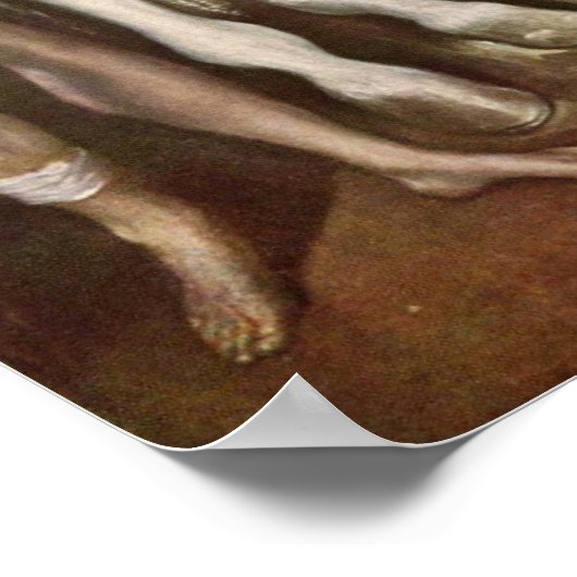 El Greco - Saint Martin und Beggar Poster (Ecke)