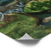 El Greco - Sicht auf Toledo (1598-1599) Poster (Ecke)