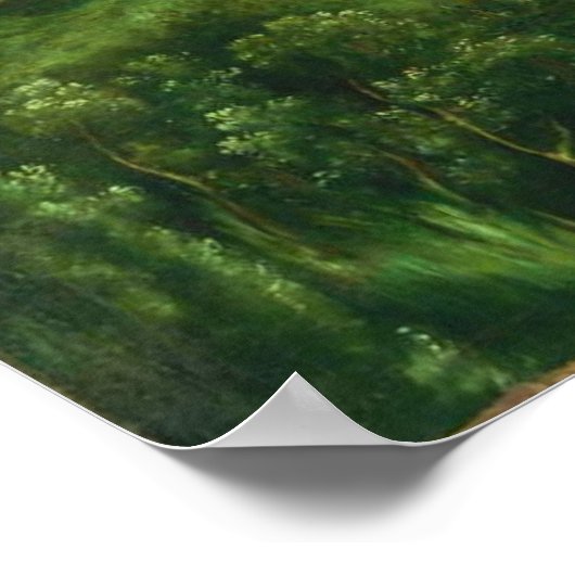 El Greco View of Toledo Poster (Ecke)