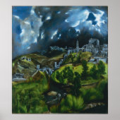 El Greco View of Toledo Poster (Vorne)