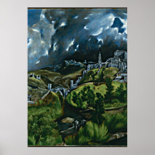 El Greco - View of Toledo Poster