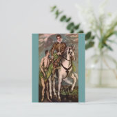 El Greco's Saint Martin und der Beggar, ca. 1600 Einladung (Stehend Vorderseite)