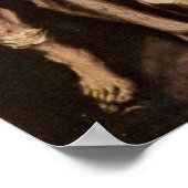 El Greco's Saint Martin und der Beggar, ca. 1600 Poster (Ecke)