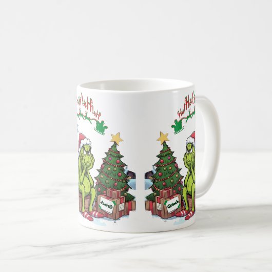 El Grinch en Navidad Kaffeetasse (VorderseiteRechts)