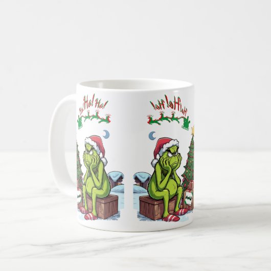 El Grinch en Navidad Kaffeetasse (Vorderseite Links)