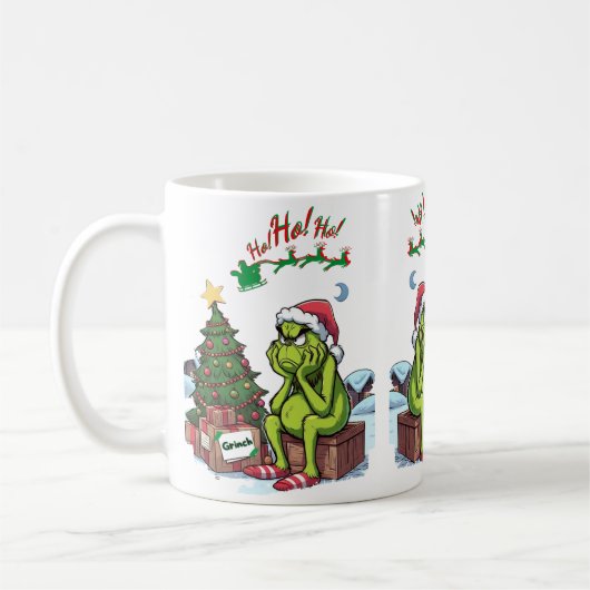 El Grinch en Navidad Kaffeetasse (Links)
