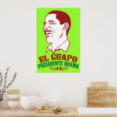 El Guapo Presidente Obama Poster (Küche)