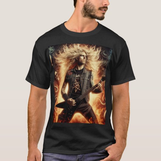 El heavy metal se lleva a fuego T-Shirt (Vorderseite)