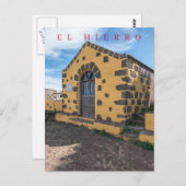 El Hierro kleine Kirche Aussicht Postkarte (Vorne/Hinten)