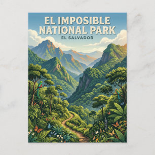 El-Imposible-Nationalpark El Salvador Postkarte