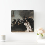El Jaleo, 1882 von John Singer Sargent Quadratische Wanduhr (Zuhause)